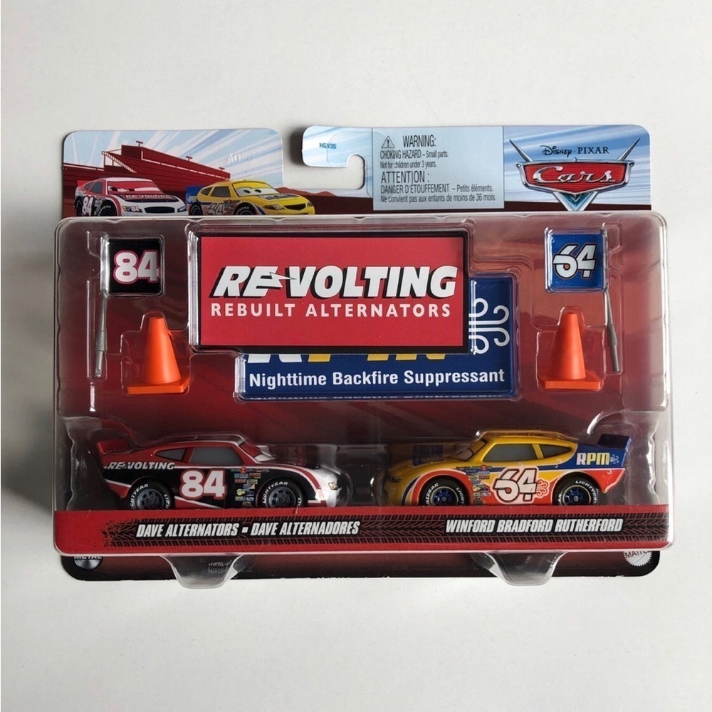 Disney Pixar Cars - 2-pack w/Accessories - Dave Alternators & Winford Bradford